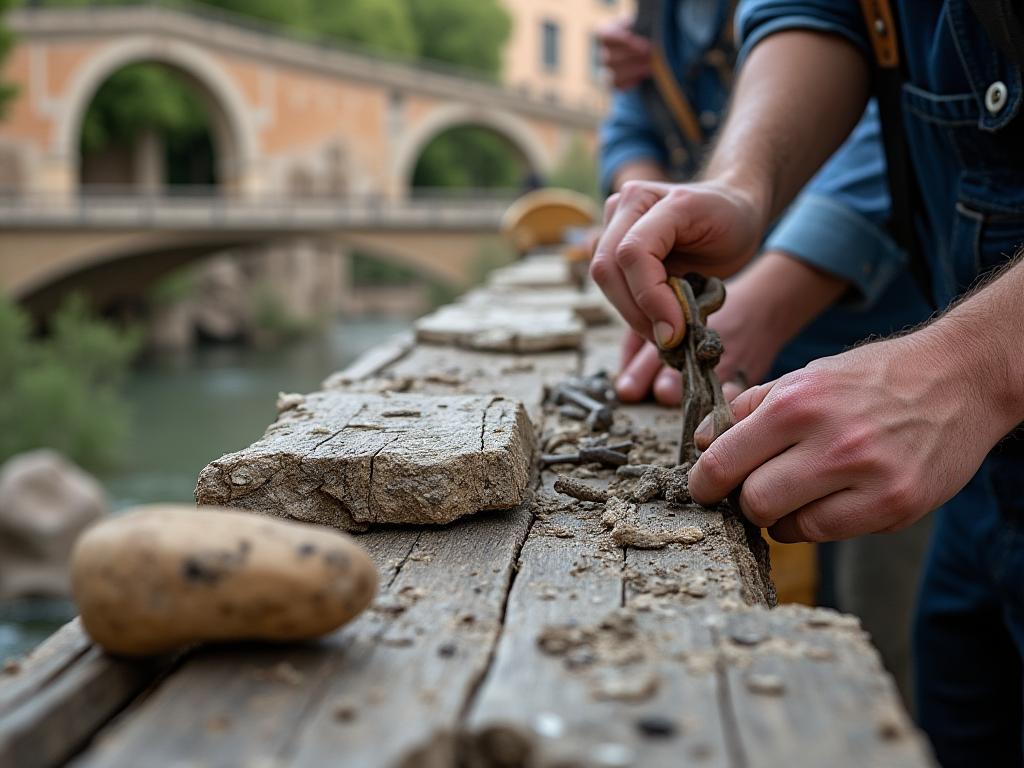 Restauración de puente histórico en Valencia